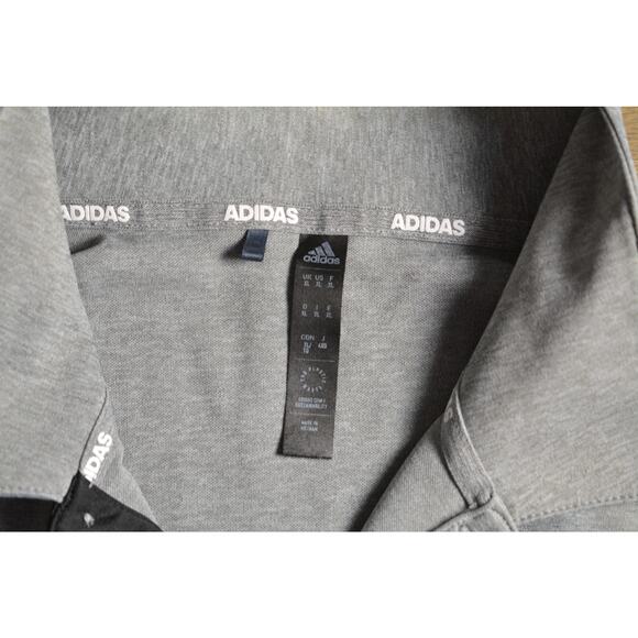 Adidas Men's Performance Golf Polo Shirt - Gray, Size XL - Picture 2 of 5
